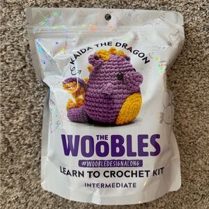 SOLD💜The Woobles Kaida the Dragon Crochet Kit